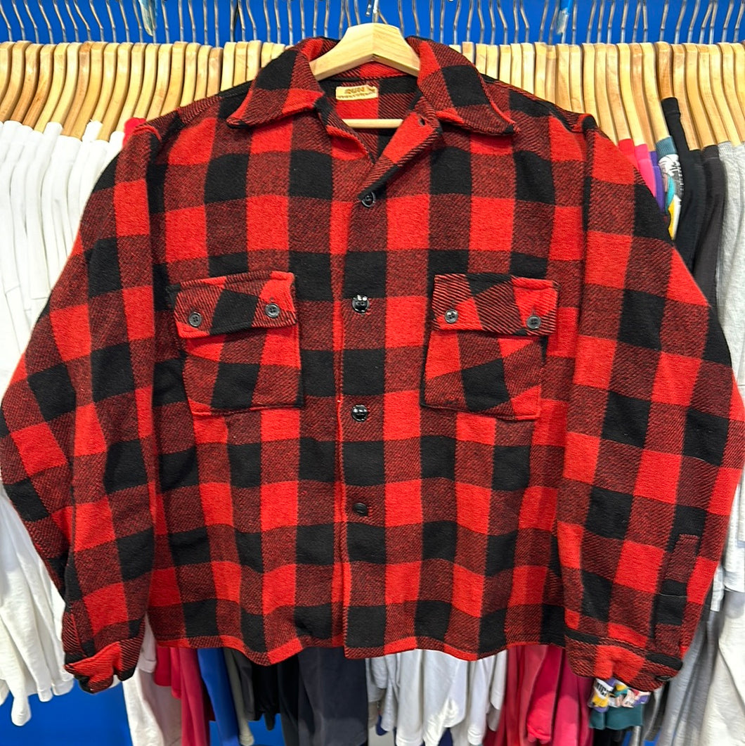 Red Buffalo Plaid Button Up