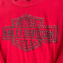 Load image into Gallery viewer, Harley Davidson Red Sparkle Long Sleeve
