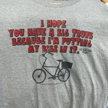 Load image into Gallery viewer, 40 Year Old Virgin Bike in the Back T-Shirt
