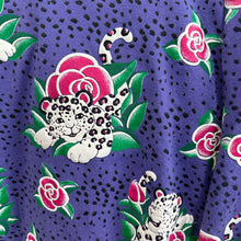Load image into Gallery viewer, White Leopard &amp; Roses Grandma Crewneck Sweatshirt
