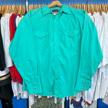 Load image into Gallery viewer, Turquoise Wrangler Western Button Up
