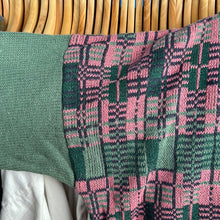 Load image into Gallery viewer, Pink Plaid Paris Sports Club Sweater
