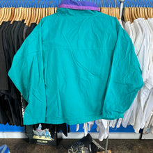 Load image into Gallery viewer, Teal Columbia Windbreaker Jacket
