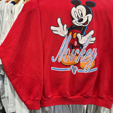 Load image into Gallery viewer, Red Mickey Mouse Crewneck Sweatshirt
