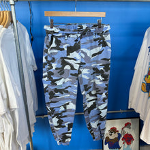 Load image into Gallery viewer, Blue Camo Jogger Pants
