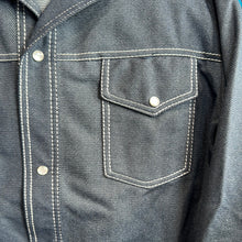 Load image into Gallery viewer, Montgomery Ward Navy Blue Button Up
