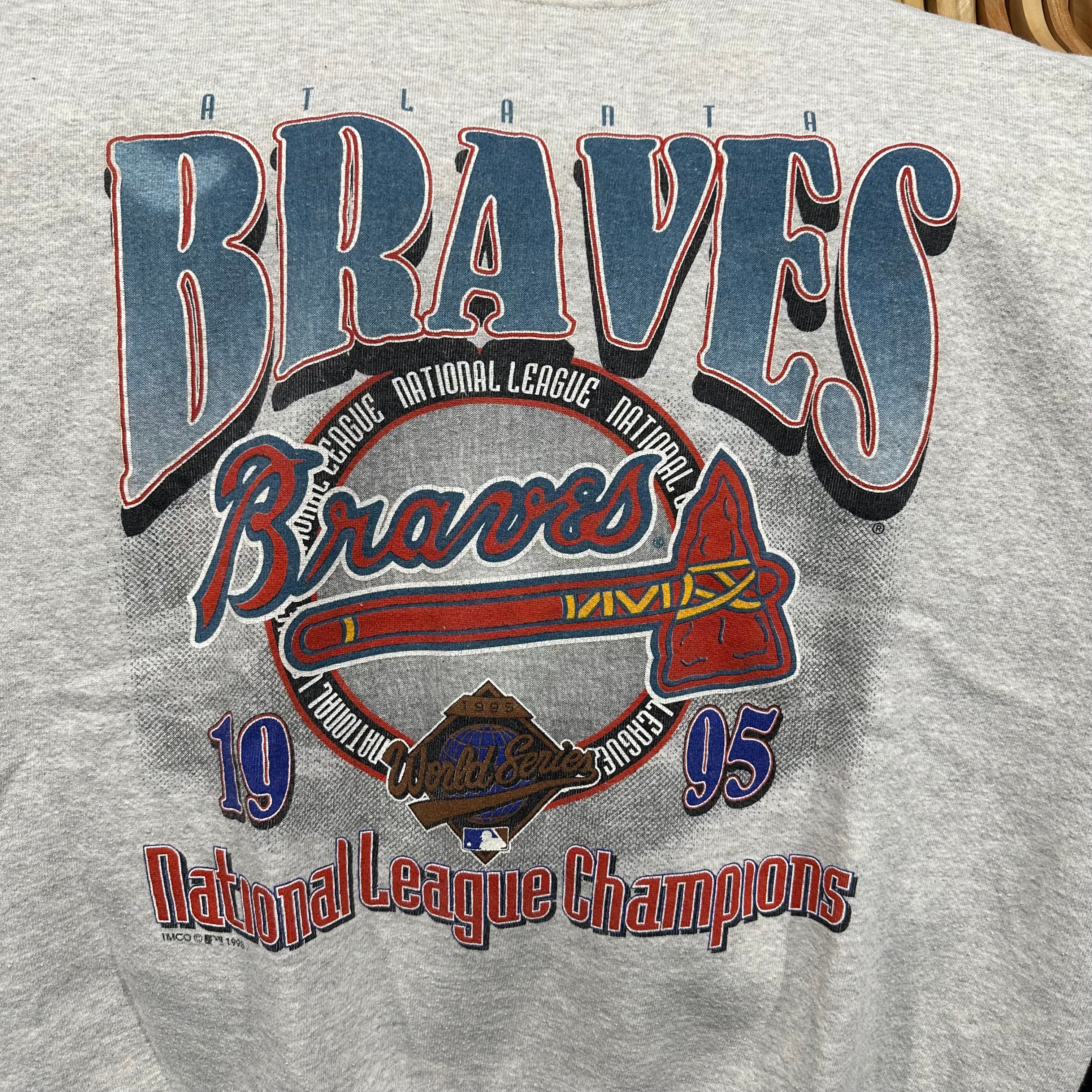 Atlanta Braves 1995 Championships Crewneck Sweatshirt