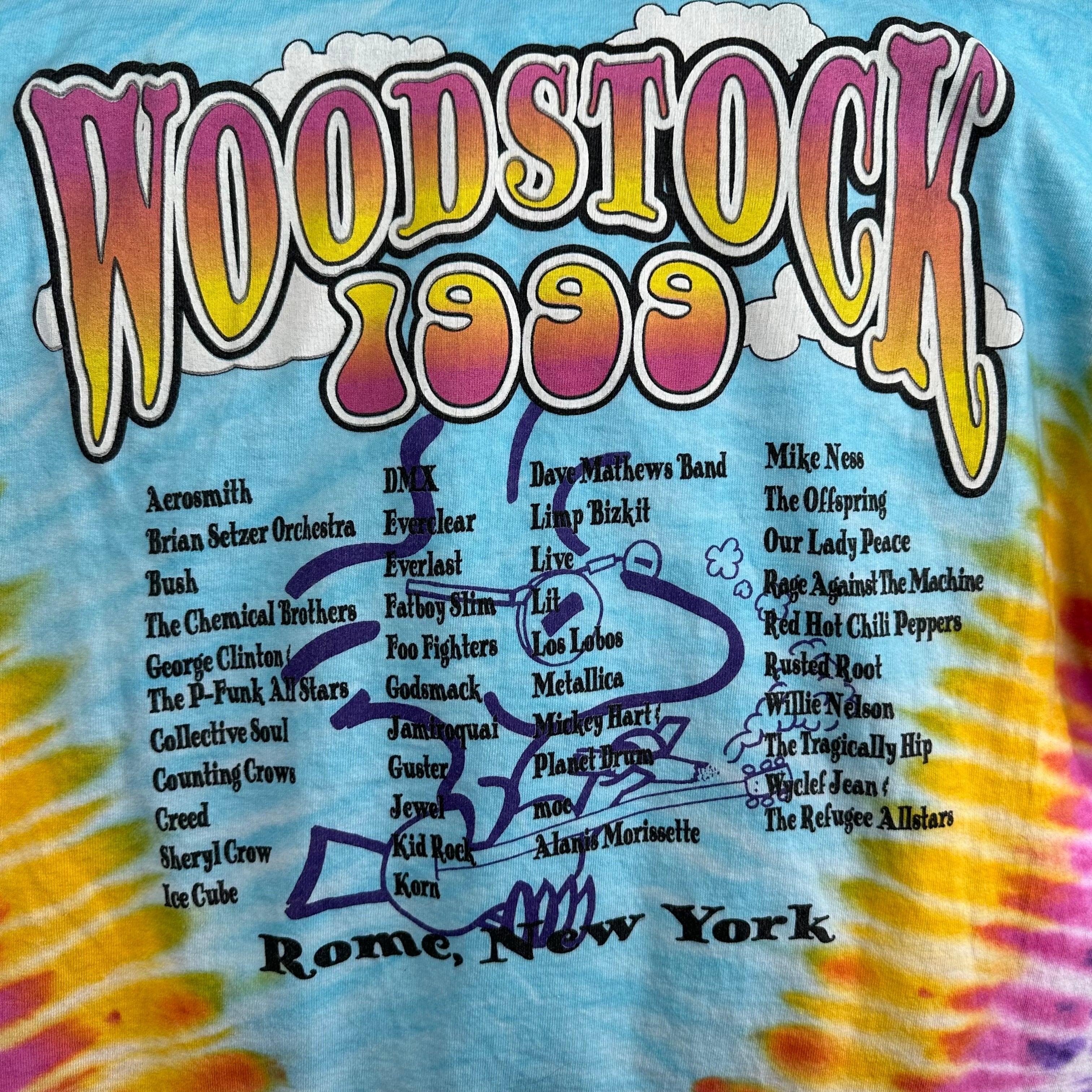 Woodstock ‘99 Tye Dye T-Shirt