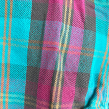 Load image into Gallery viewer, Fiver Brothers Pink &amp; Teal Flannel Button Up
