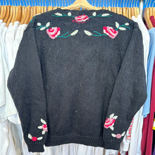 Load image into Gallery viewer, Roses Knitted Sweater
