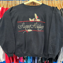 Load image into Gallery viewer, Happy Holidays Spellout Crewneck Sweatshirt
