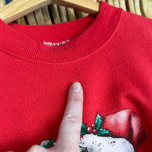 Load image into Gallery viewer, Teddy Bear Santa Crewneck Sweatshirt
