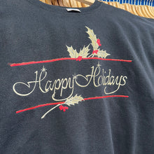 Load image into Gallery viewer, Happy Holidays Spellout Crewneck Sweatshirt
