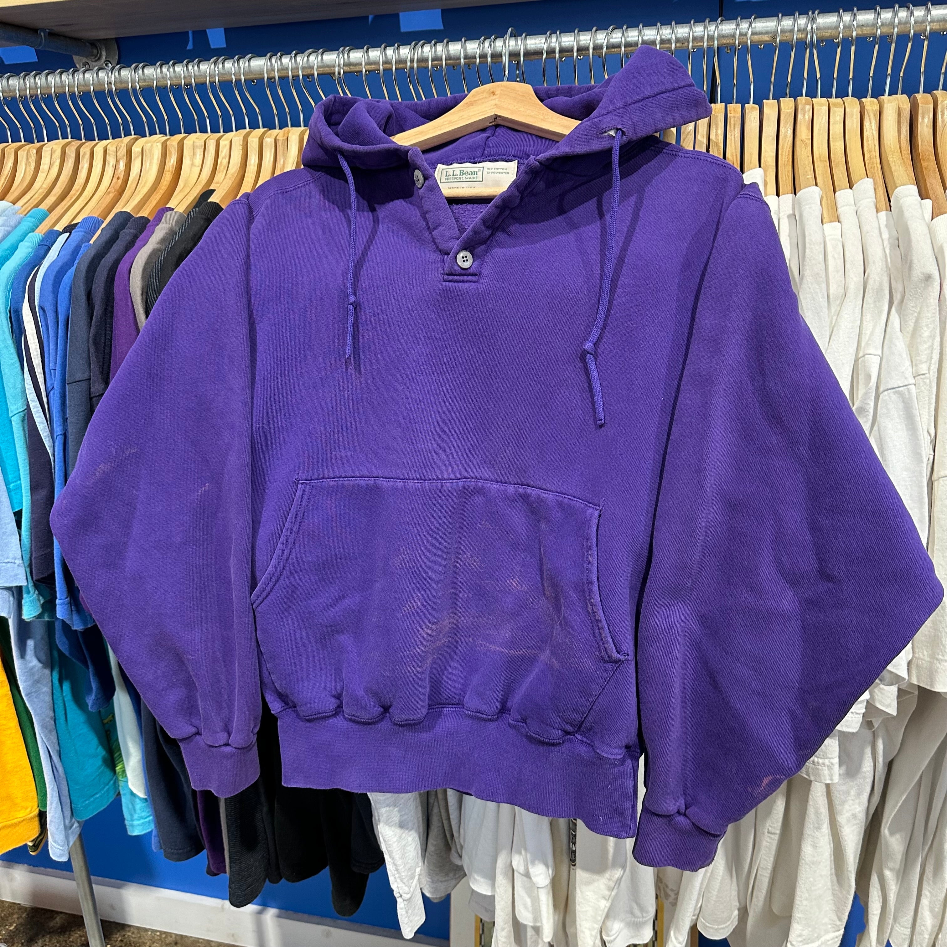Purple LL Bean hoodie