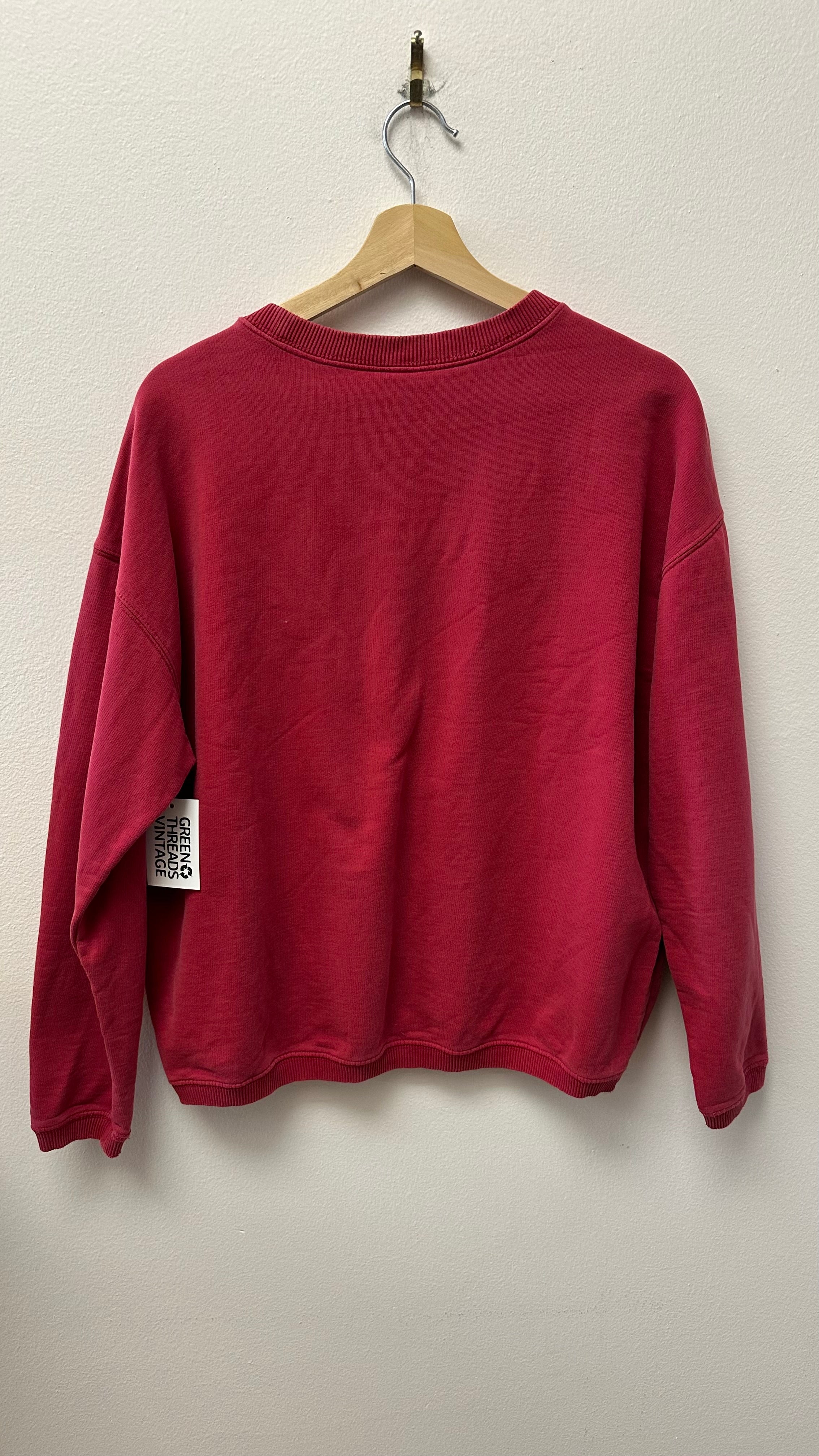 ESPRIT Red Crewneck Sweatshirt