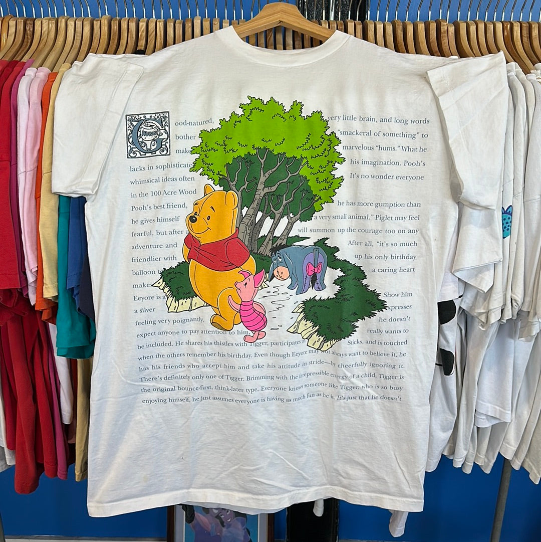 Pooh And Crew Script T-Shirt