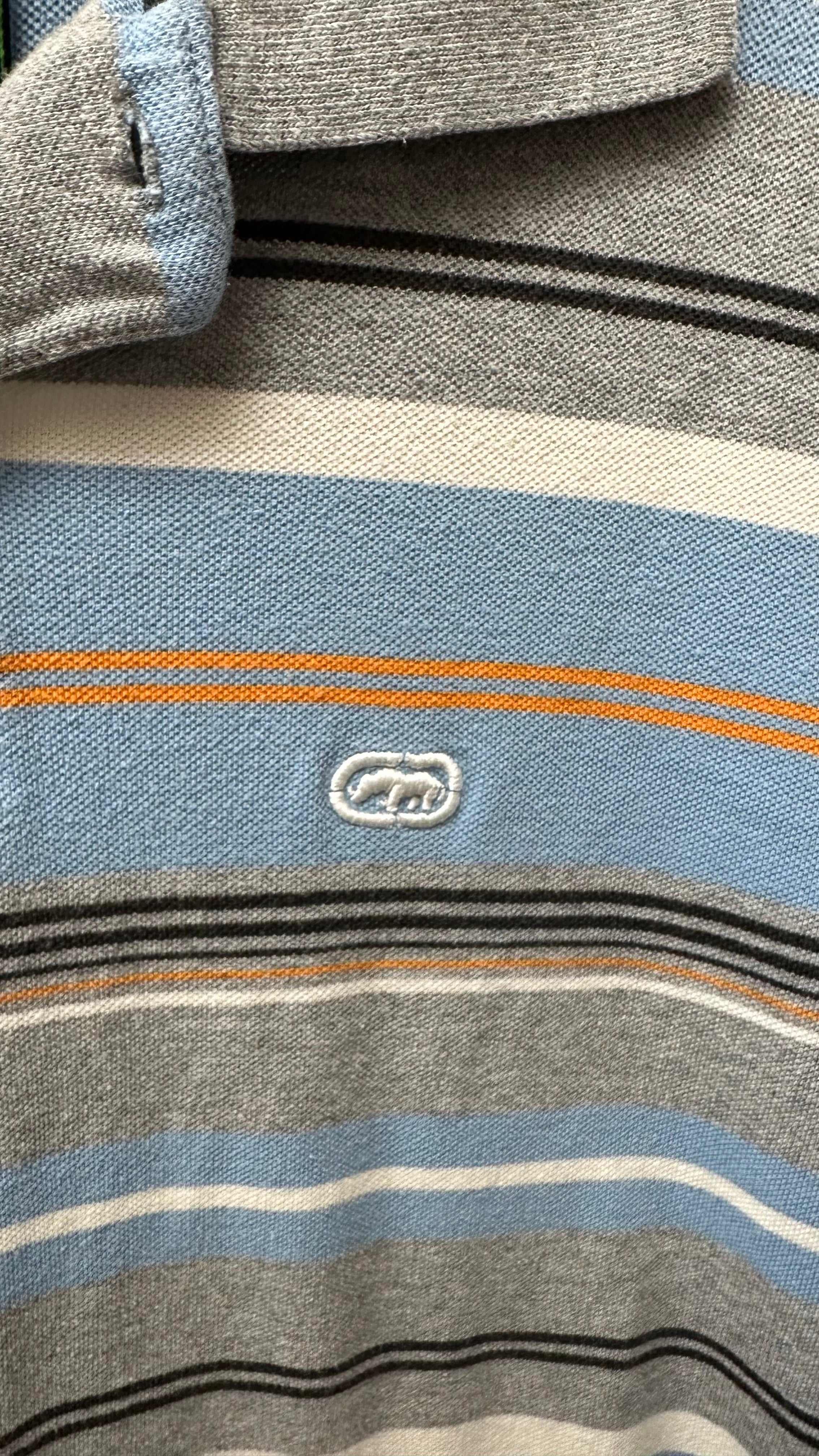 Eckō Unltd. Striped Polo Button-Up