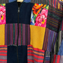 Load image into Gallery viewer, Patchwork Zip-Up Jacket

