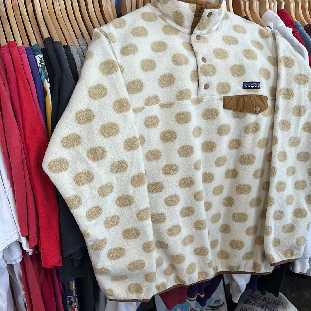 Patagonia Polka Dot Snap Fleece