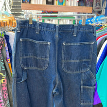 Load image into Gallery viewer, Rowbuck’s Dark Wash Carpenter Pants
