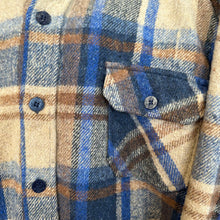 Load image into Gallery viewer, Brewster Brown/Navy Shacket Button Up
