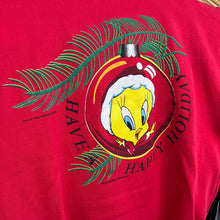 Load image into Gallery viewer, Tweety Bird Happy Holiday Crewneck Sweatshirt
