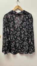 Load image into Gallery viewer, Trilogy Sheer Floral Print Femme Button-Up
