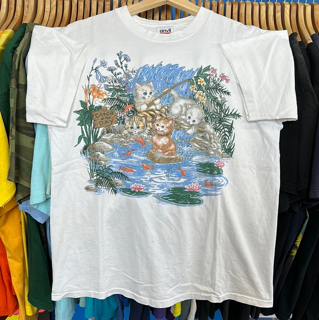 Kittens In The Koi Pond T-Shirt