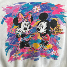 Load image into Gallery viewer, Mickey &amp; Minnie Vibrant Collared Crewneck Sweatshirt
