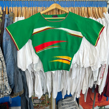 Load image into Gallery viewer, Green Paint Stroke Femme Sweater
