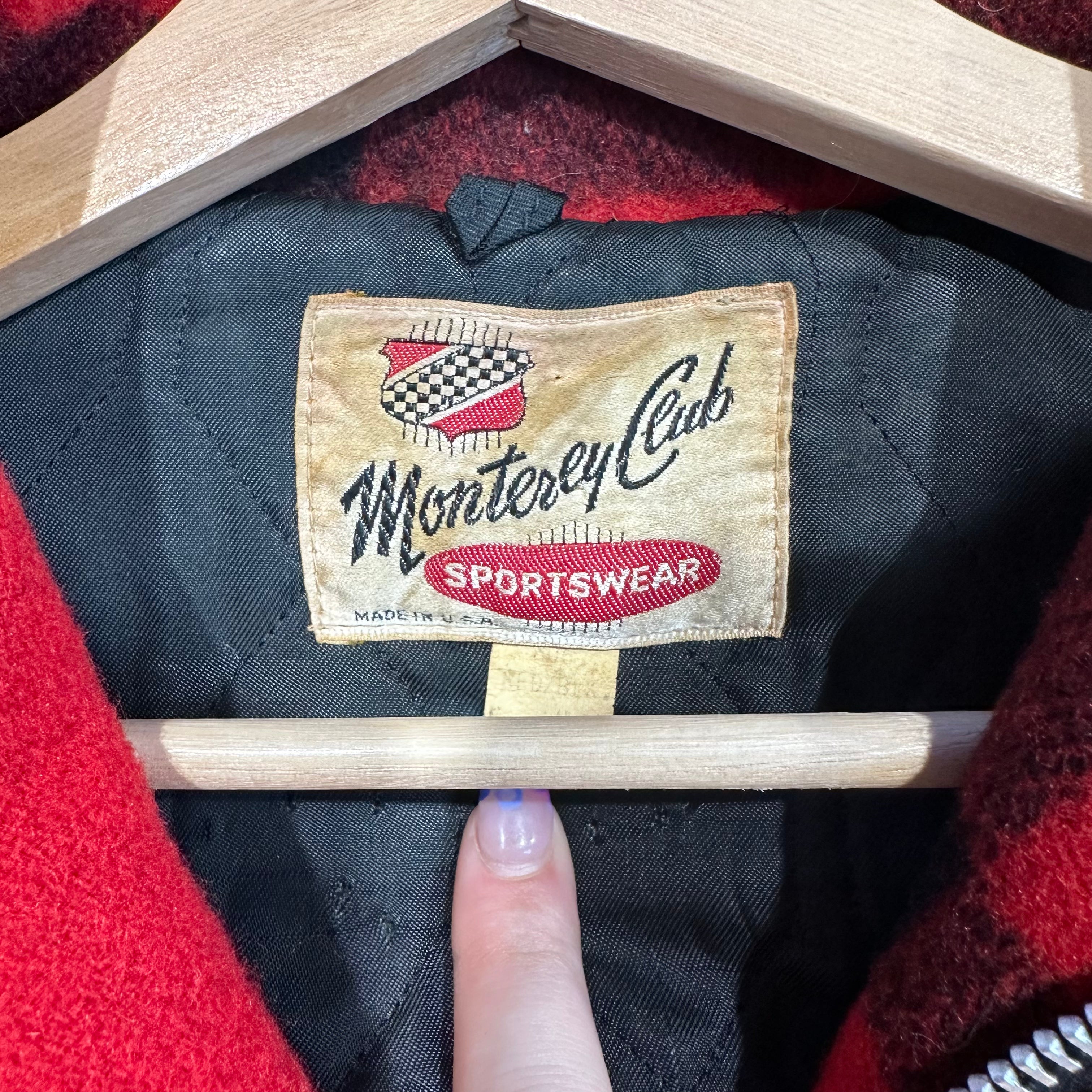 Monterey Club Plaid Wool Jacket