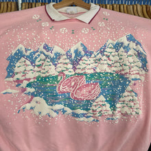 Load image into Gallery viewer, Winter Swans Crewneck Grandma Sweatshirt
