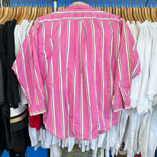 Load image into Gallery viewer, Pink Vertical Stripe Button Up
