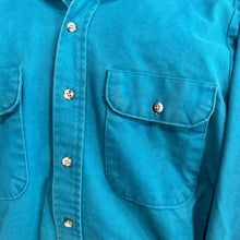 Load image into Gallery viewer, Five Brothers Teal Chambray Button Up
