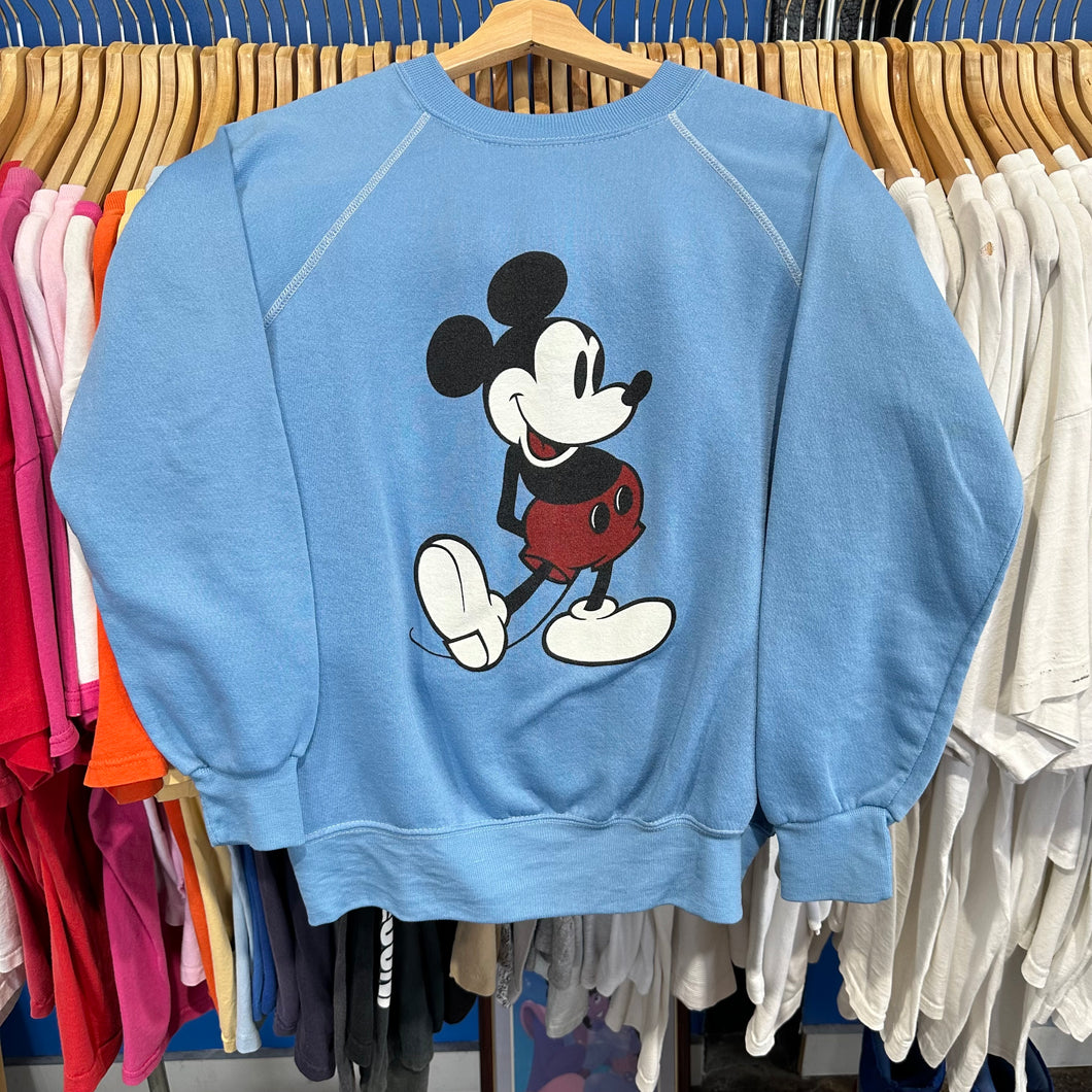 Classic Mickey Light Blue Crewneck Sweatshirt