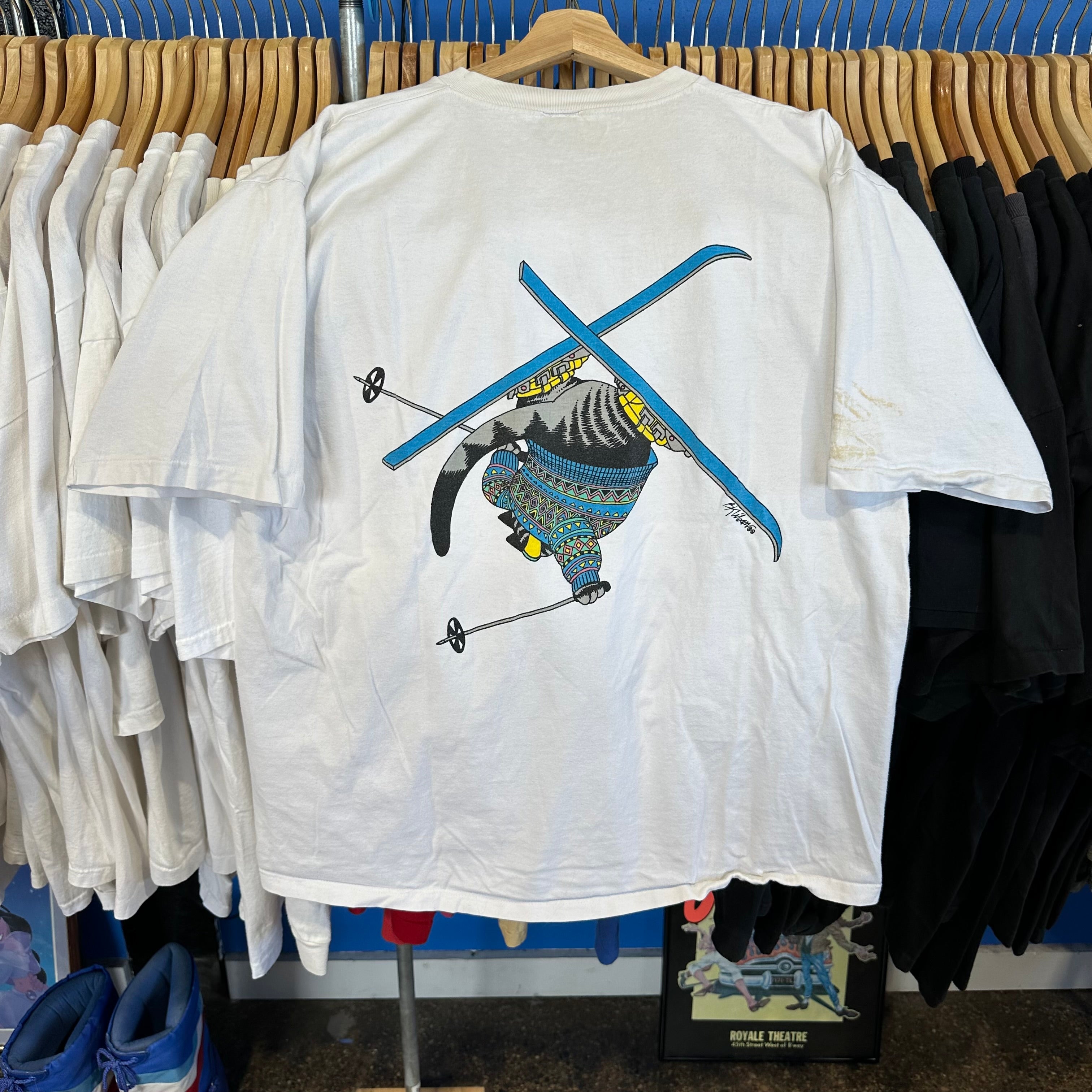 Vail Skiing Cat T-Shirt