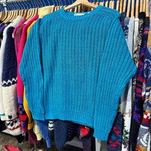 Load image into Gallery viewer, Sportables Blue Knit Sweater
