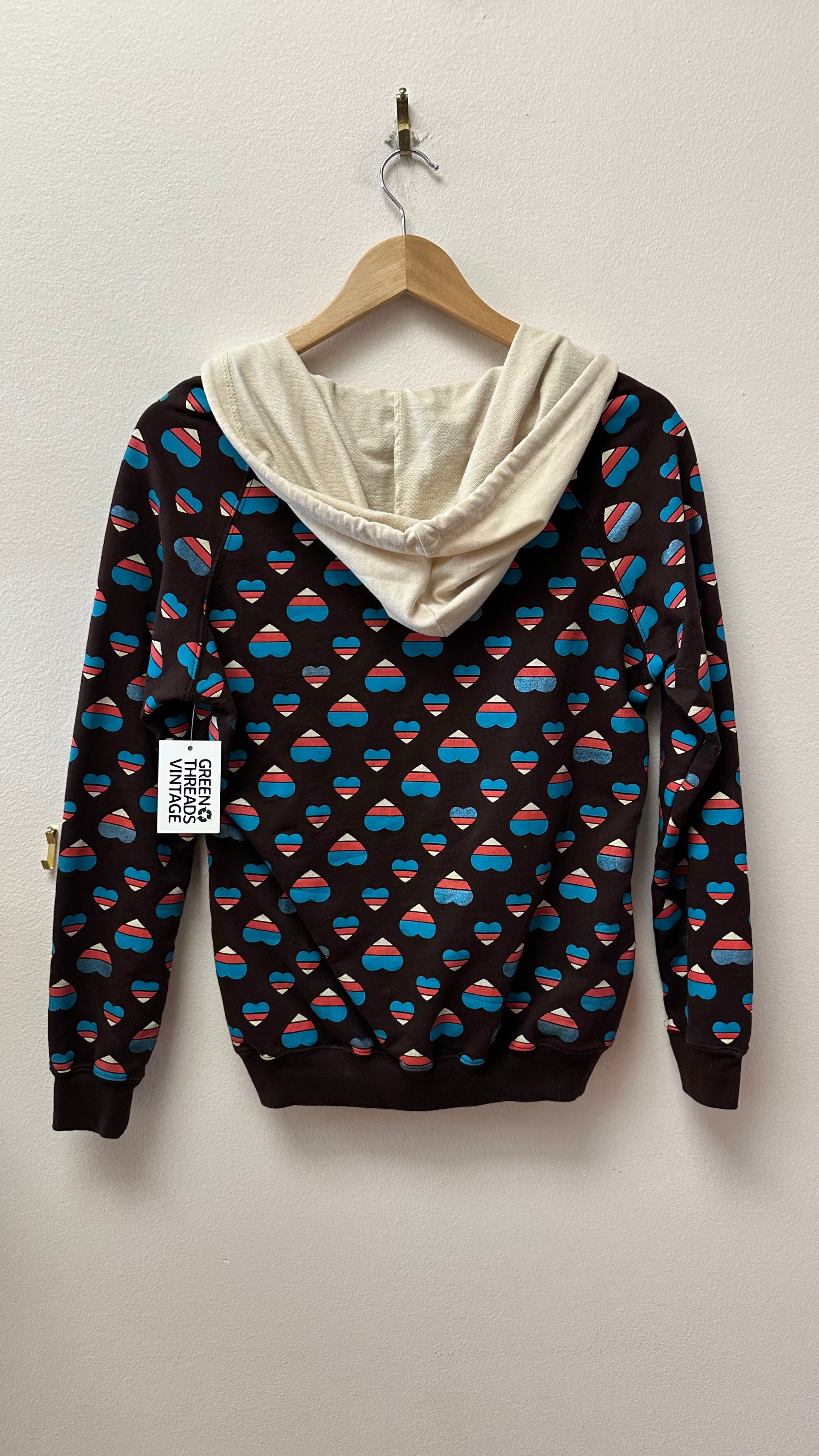 Big Flirt Heart Femme Hooded Sweatshirt