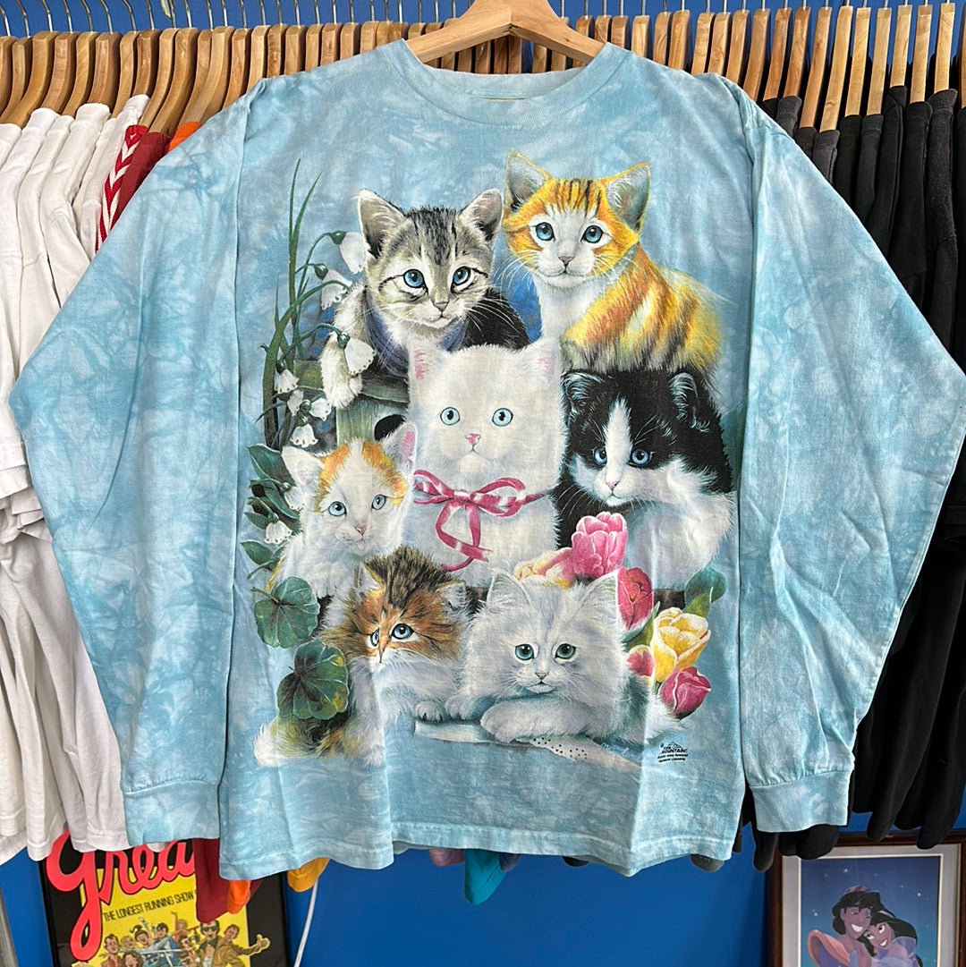 Kittens The Mountain Long Sleeve T-Shirt