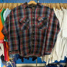 Load image into Gallery viewer, Five Brother Blue/Red/Gray Plaid Button Up

