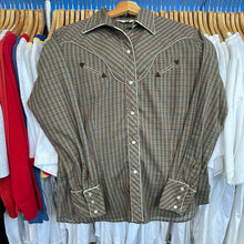 Load image into Gallery viewer, Sears Brown Western Button Up
