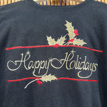 Load image into Gallery viewer, Happy Holidays Spellout Crewneck Sweatshirt
