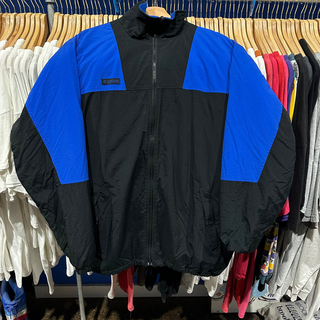 Columbia Black/Blue Fleece Jacket