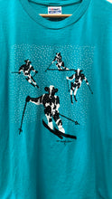 Load image into Gallery viewer, Woody Jackson Skiing Cows T-Shirt
