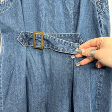 Load image into Gallery viewer, St. John’s Bay Denim Button Up Sleeveless Dress
