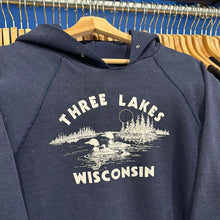 Load image into Gallery viewer, Three Lakes Wisconsin Hooded Sweatshirt
