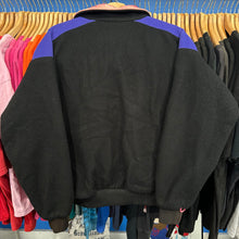 Load image into Gallery viewer, Black &amp; Neon Columbia Zip Up Fleece
