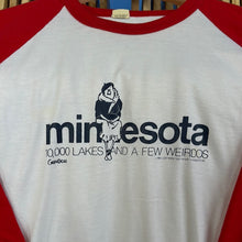 Load image into Gallery viewer, Minnesota Land of Weirdos Baseball Style 3/4 Sleeve T-Shirt
