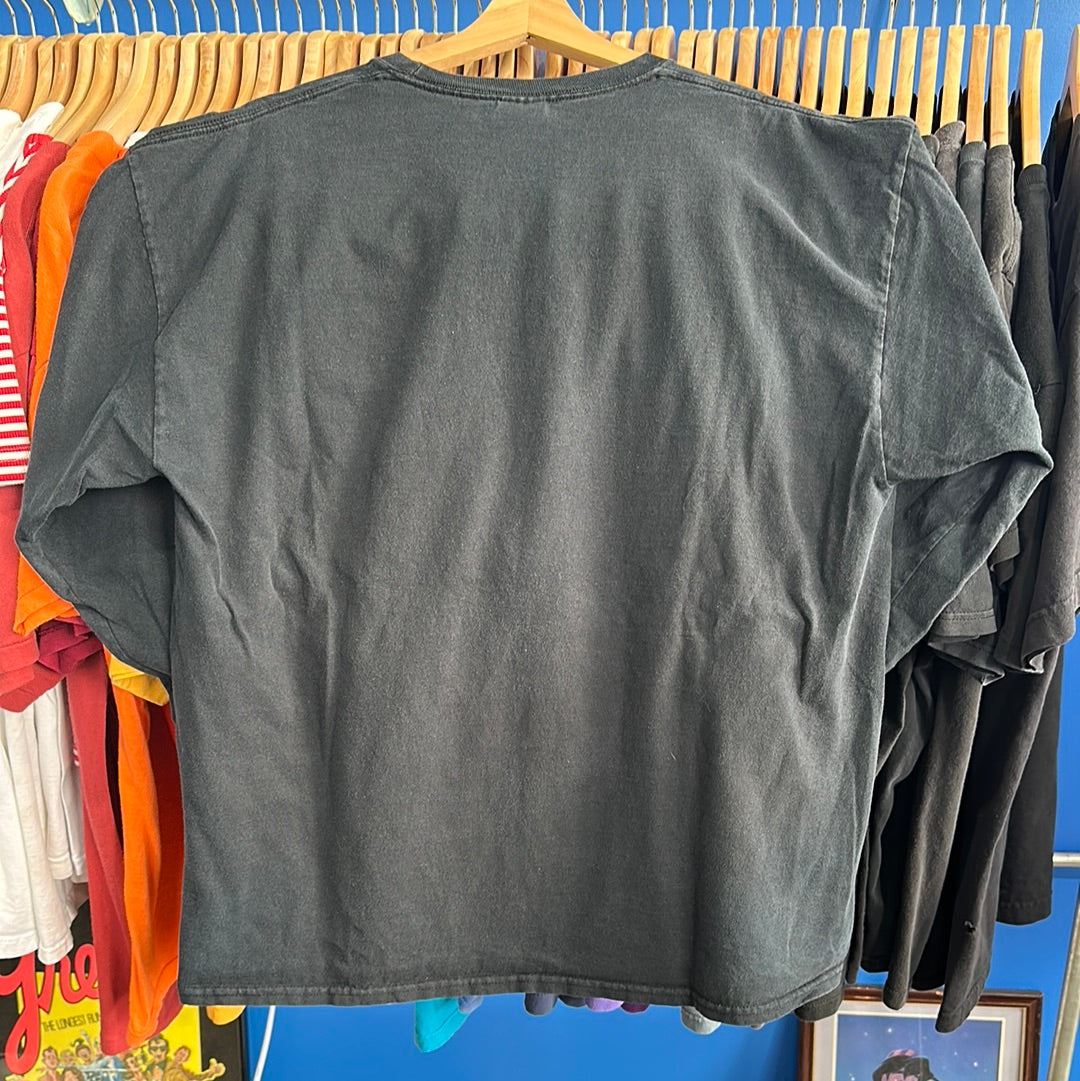 The City Diner Flame Harley Davidson Long Sleeve T-Shirt