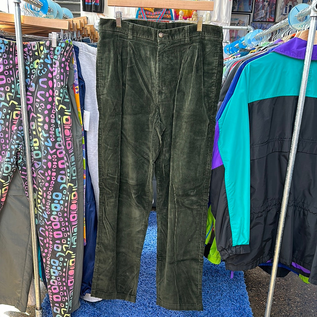 Green Corduroy Pants